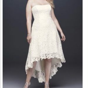 David’s Bridal Wedding Dress and Belt